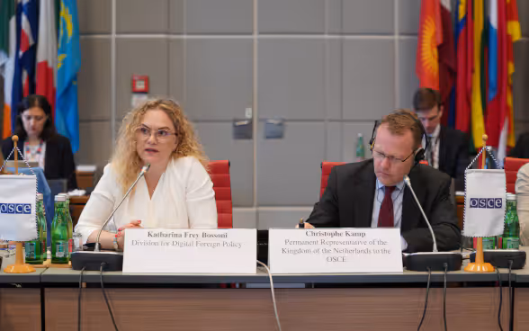 Katharina Frey e Christophe Kamp