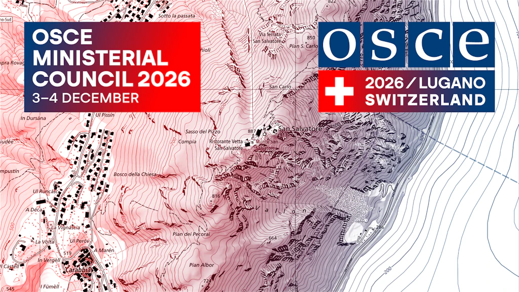 Image showing the OSCE logo and the words 'OSCE Ministerial Council 2026'.